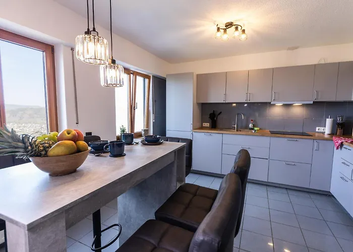 Apartament Mosel Lounge Pool Table Football Table Garden Terrace Leiwen